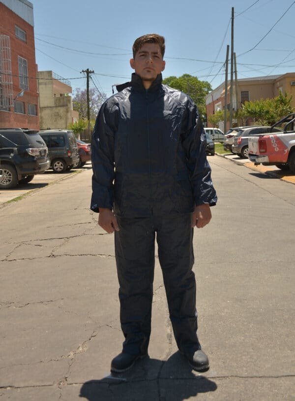 TRAJE DE LLUVIA AZUL TALLE M PREMIUN DE PASCALE